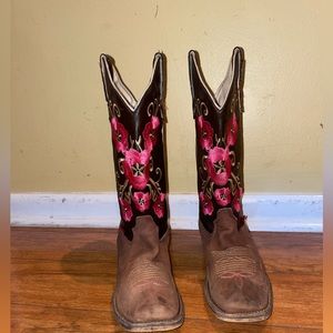Cowboy boots.